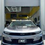 Picture of Silver and Black 2023 Camaro SS at ACP paint protection