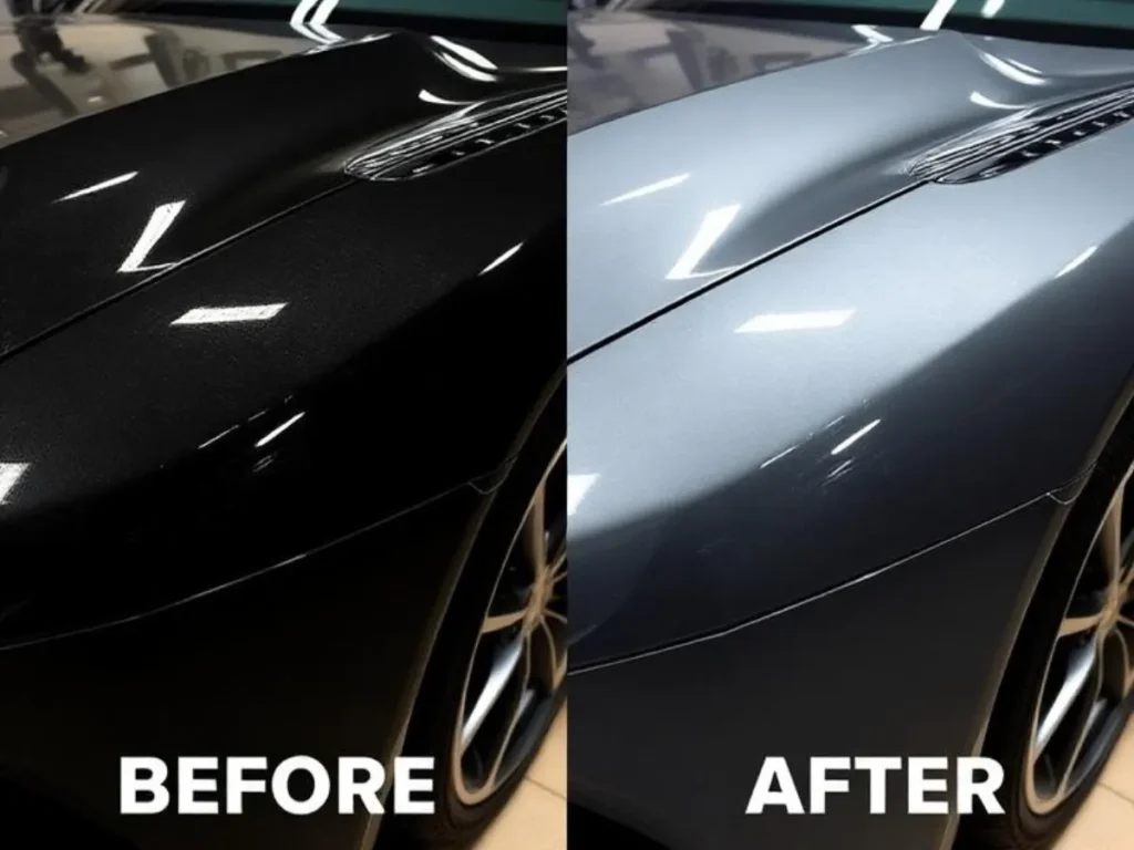 Before after car Paint Correction Services